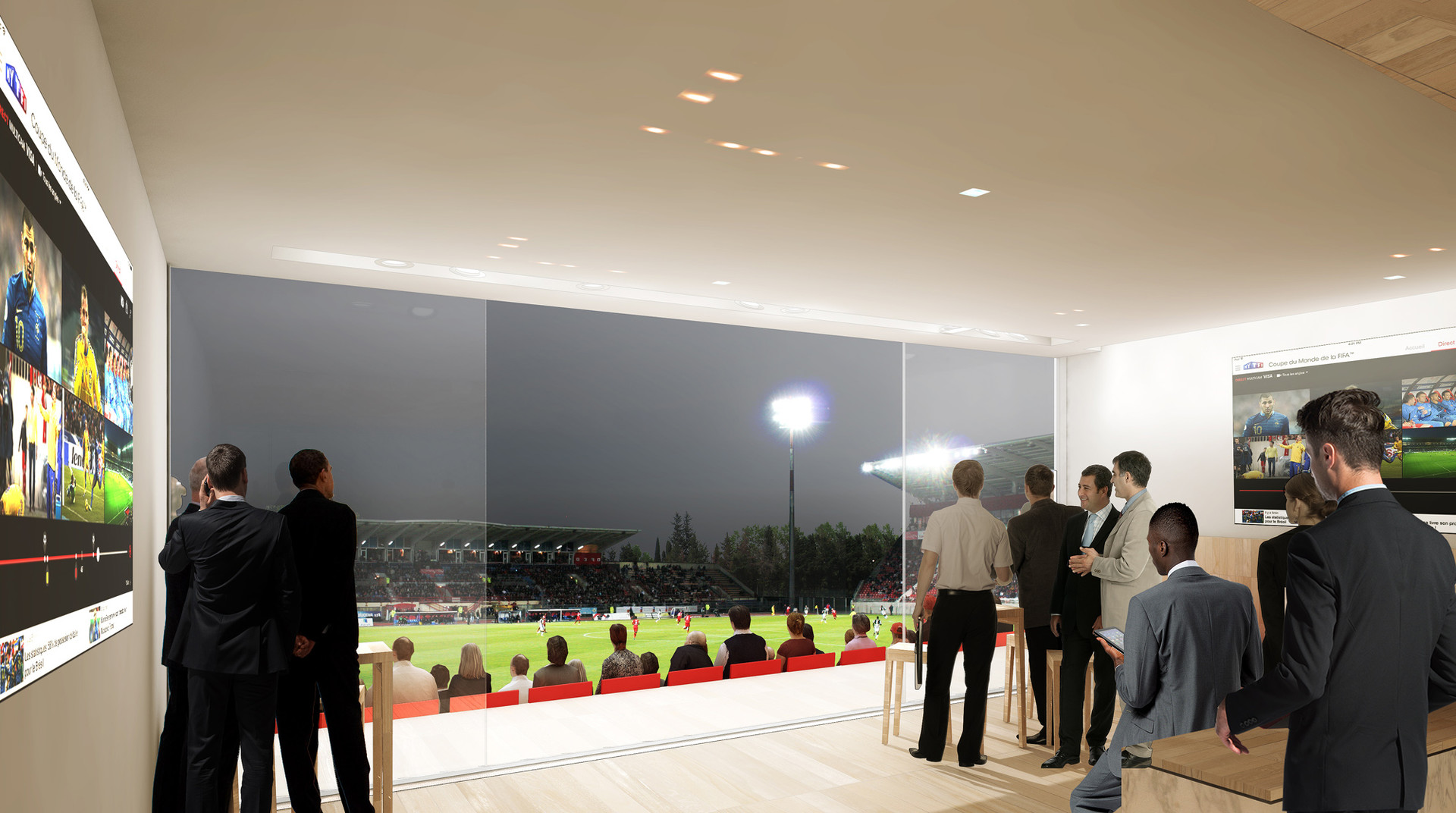 Hospitalité stade de football - site web 2